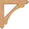 Ekena Millwork Legacy Arts and Crafts Smooth Bracket w/ Offset Brace, Western Red Cedar, 7 1/2"W x 42"D x 42"H BKT0806X42X42LEC03SWR - alternate 2